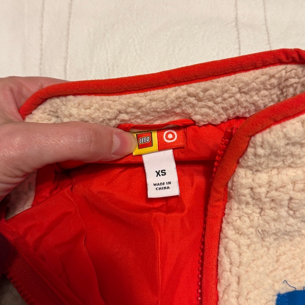 EUC Limited Edition LEGO Collection x Target Kids Sherpa Zip-Up Jacket - Picture 3 of 6